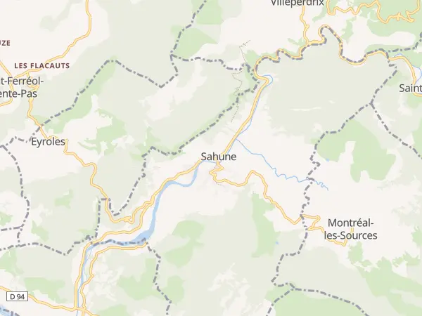 Plan de Sahune