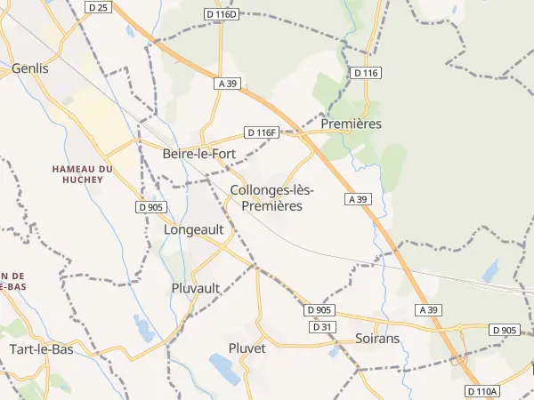 Plan de Collonges-et-Premières