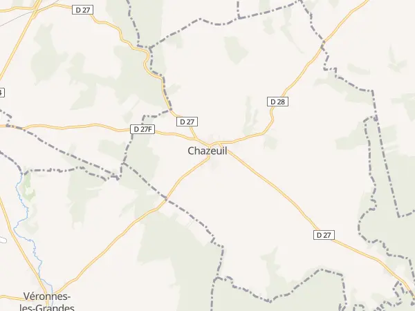 Plan de Chazeuil