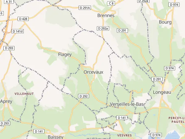 Plan de Orcevaux