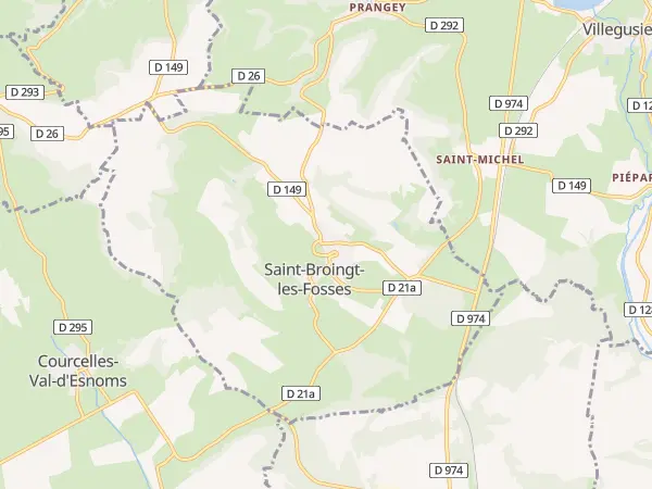 Plan de Saint-Broingt-les-Fosses
