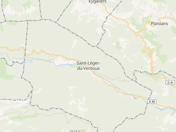 Plan de Saint-Léger-du-Ventoux