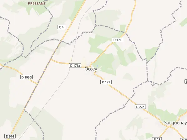 Plan de Occey