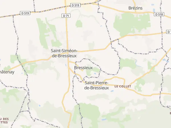 Plan de Bressieux
