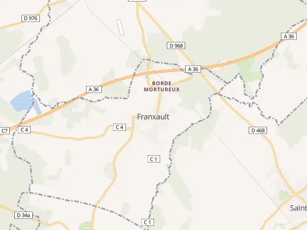Plan de Franxault