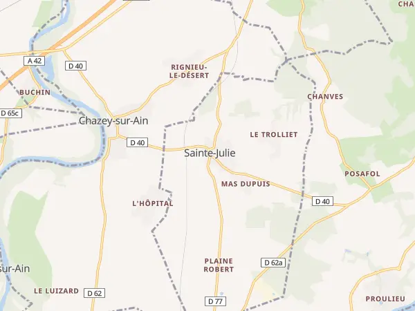 Plan de Sainte-Julie
