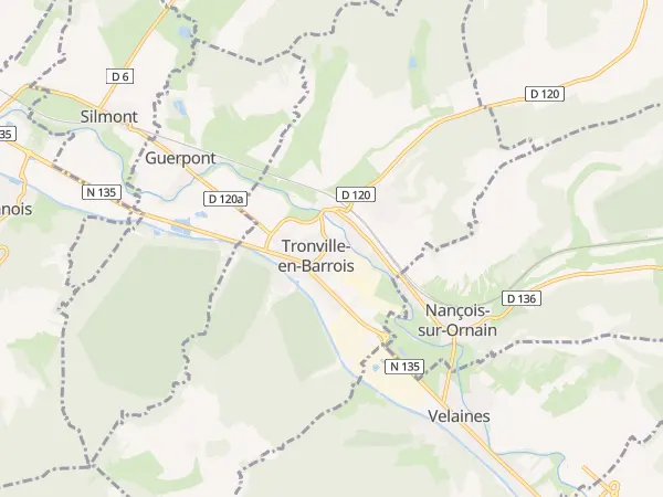 Plan de Tronville-en-Barrois