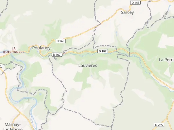 Plan de Louvières