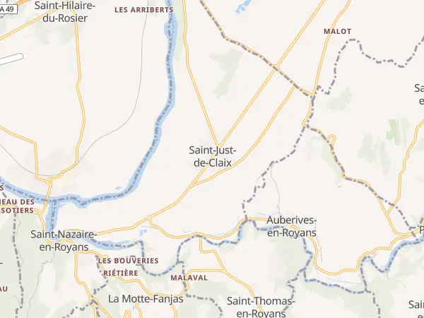 Plan de Saint-Just-de-Claix