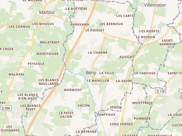 Plan de Bény