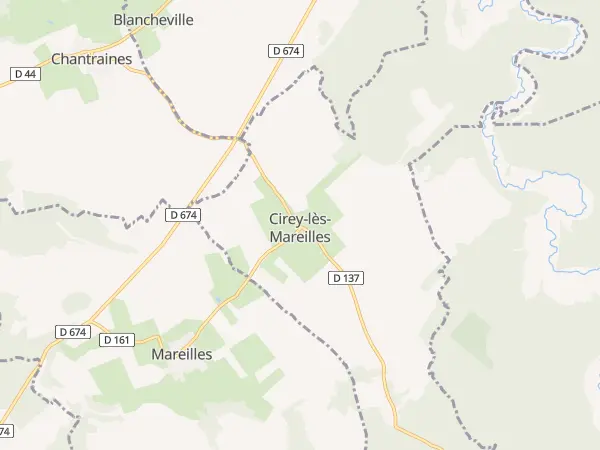 Plan de Cirey-lès-Mareilles
