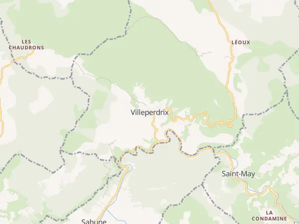 Plan de Villeperdrix