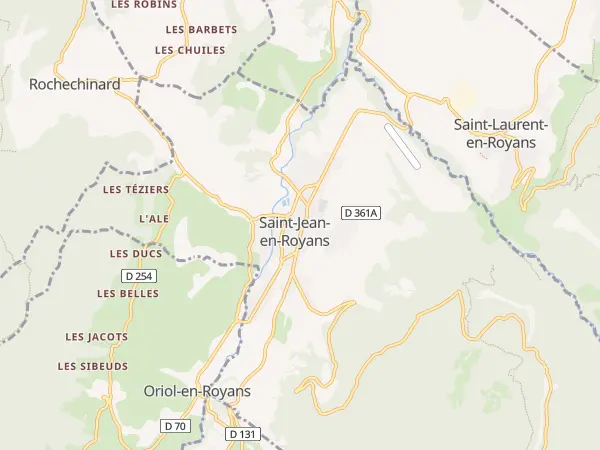 Plan de Saint-Jean-en-Royans