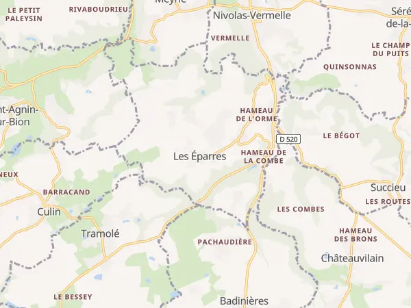 Plan des Éparres