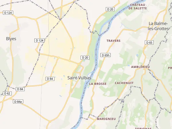 Plan de Saint-Vulbas