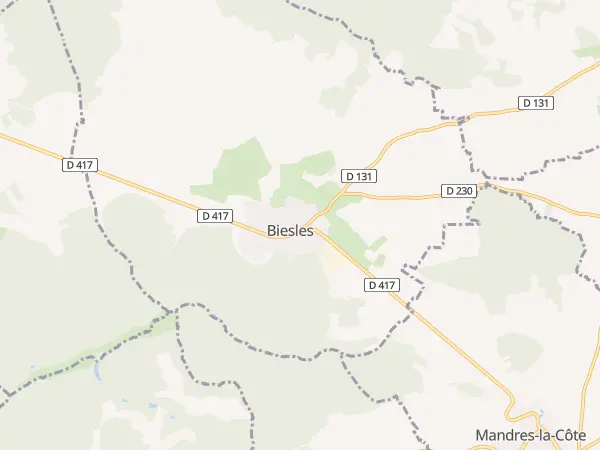 Plan de Biesles