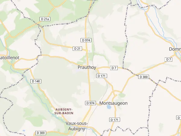 Plan du Montsaugeonnais