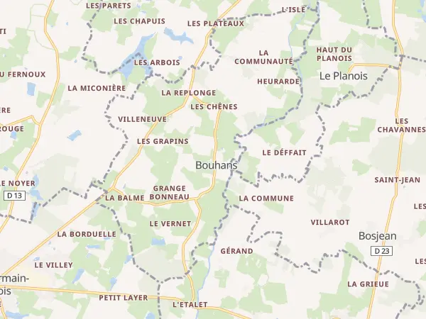 Plan de Bouhans