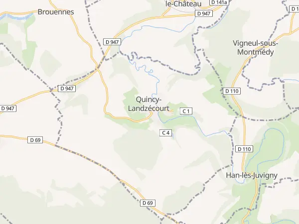 Plan de Quincy-Landzécourt