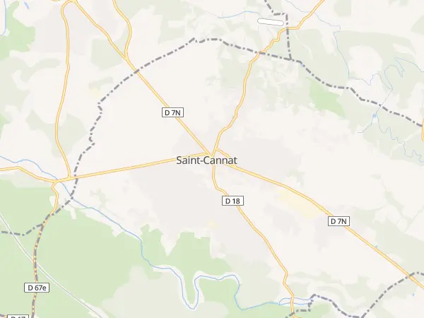 Plan de Saint-Cannat