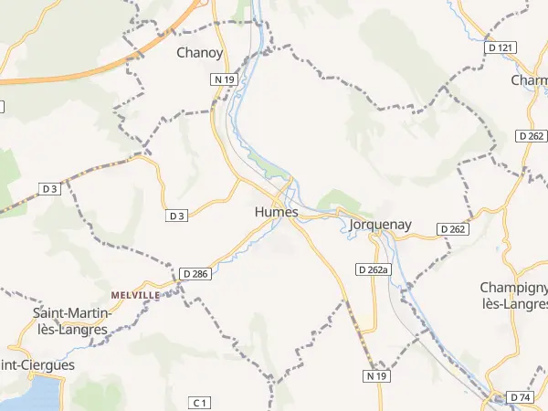 Plan de Humes-Jorquenay