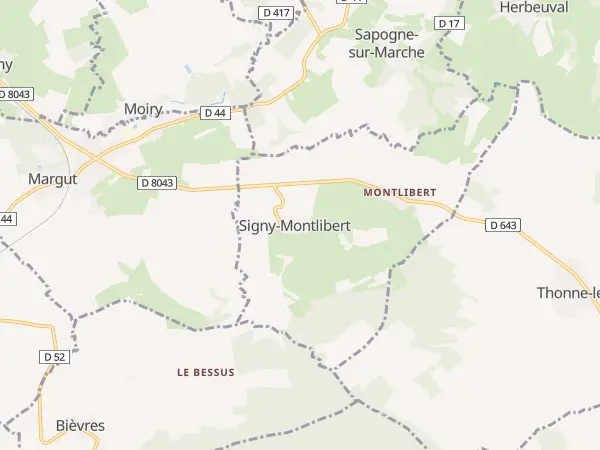 Plan de Signy-Montlibert