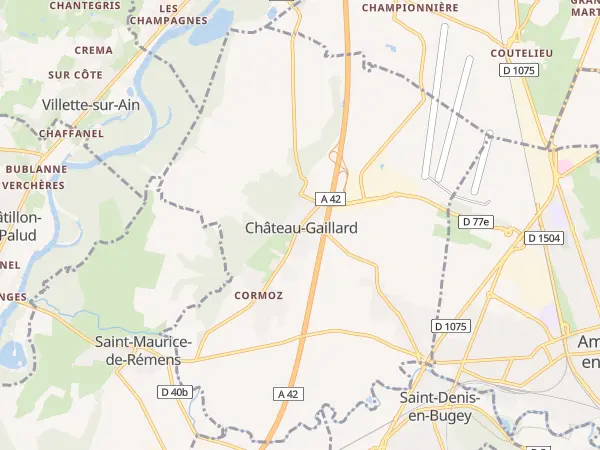 Plan de Château-Gaillard