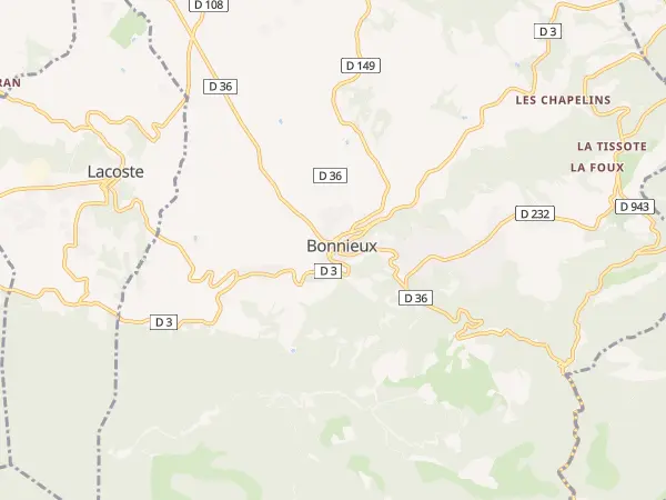 Plan de Bonnieux