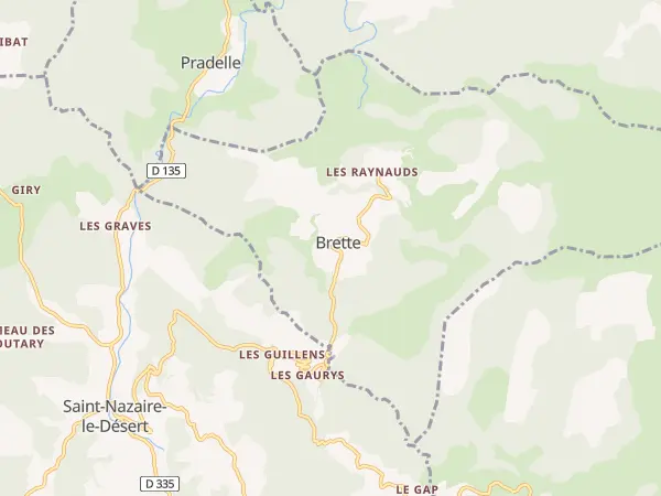 Plan de Brette