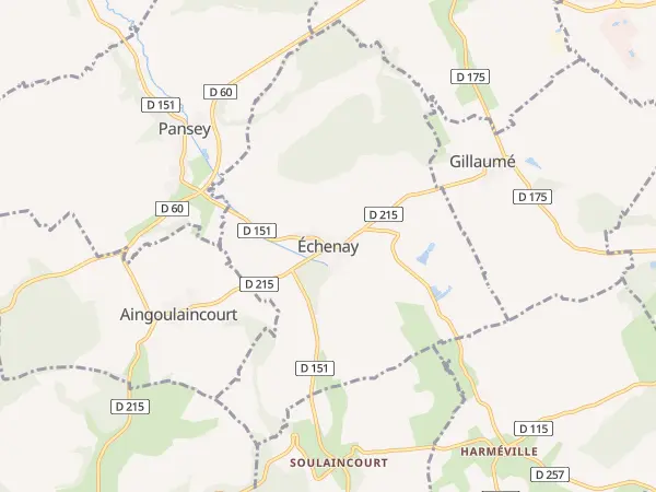 Plan de Échenay