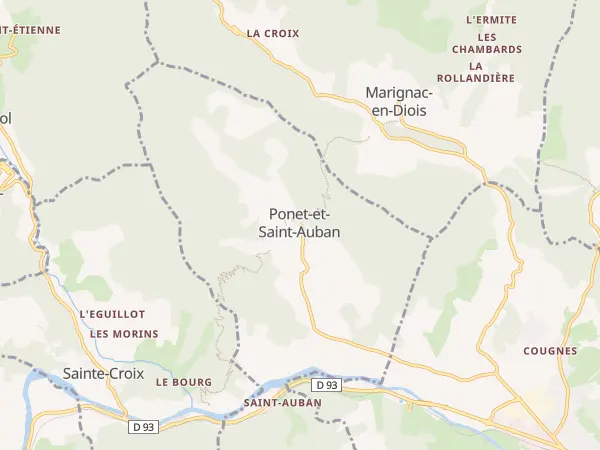 Plan de Ponet-et-Saint-Auban