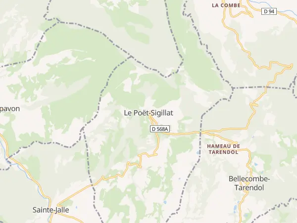 Plan du Poët-Sigillat