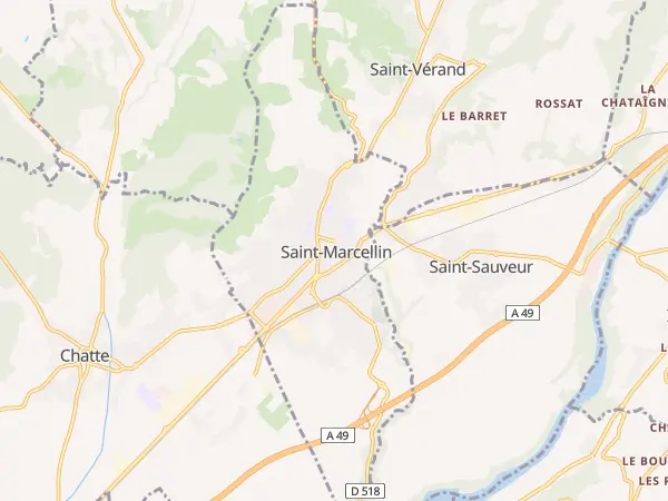 Plan de Saint-Marcellin