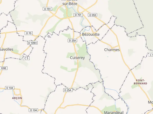 Plan de Cuiserey