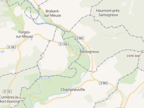 Plan de Regnéville-sur-Meuse