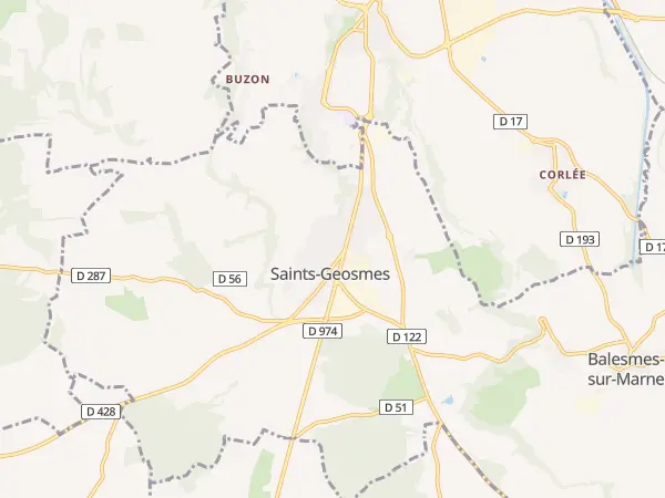 Plan de Saints-Geosmes