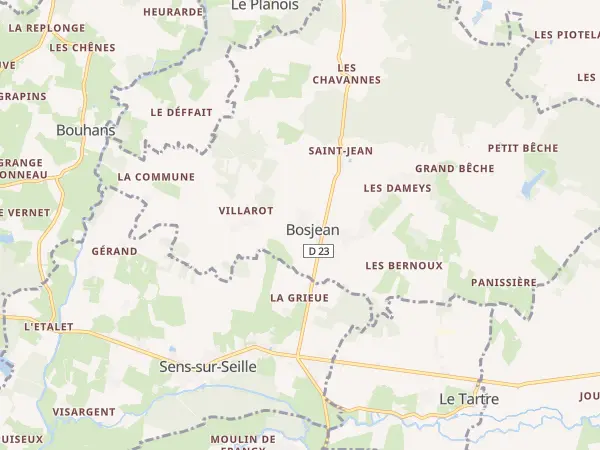 Plan de Bosjean