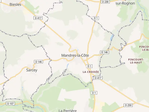 Plan de Mandres-la-Côte