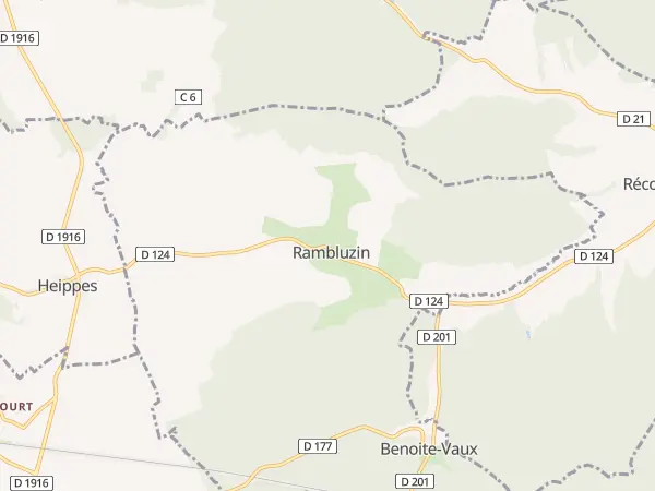 Plan de Rambluzin-et-Benoite-Vaux