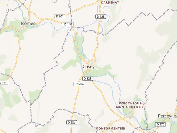 Plan de Cusey