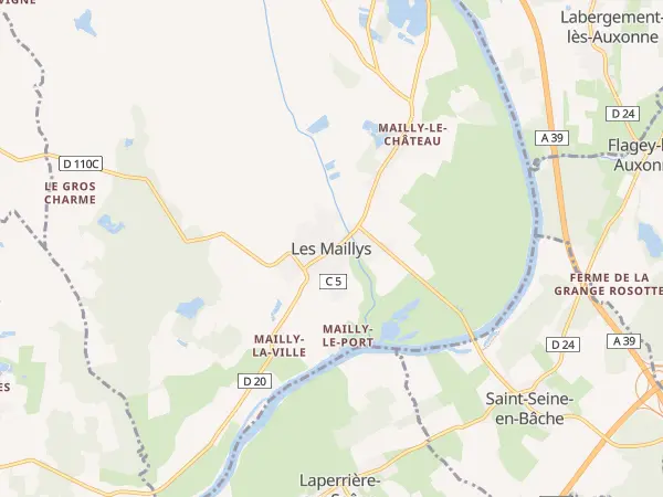 Plan des Maillys