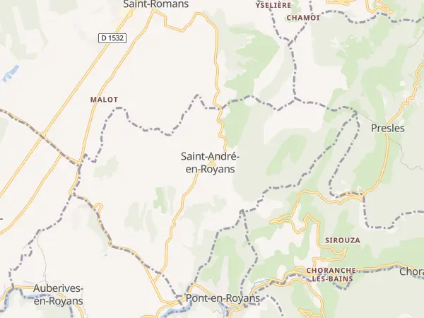 Plan de Saint-André-en-Royans