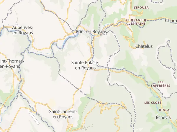 Plan de Sainte-Eulalie-en-Royans