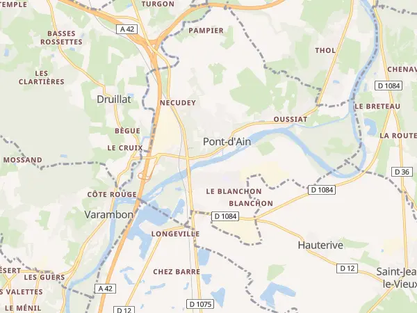 Plan de Pont-d’Ain