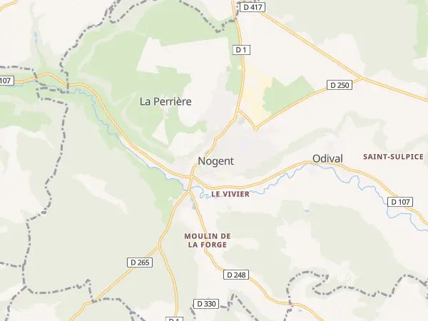 Plan de Nogent