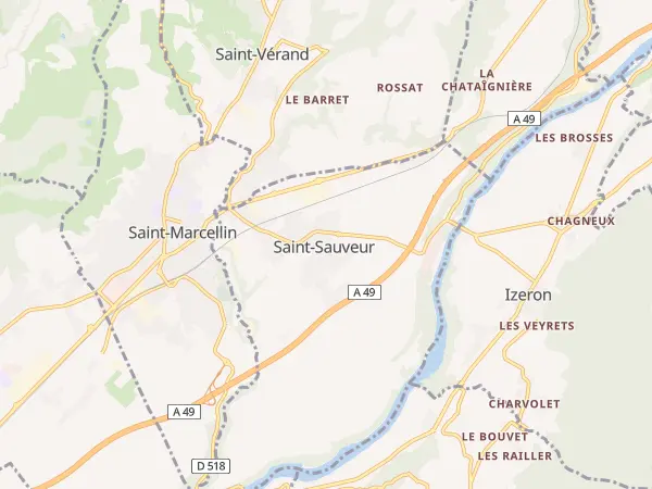 Plan de Saint-Sauveur