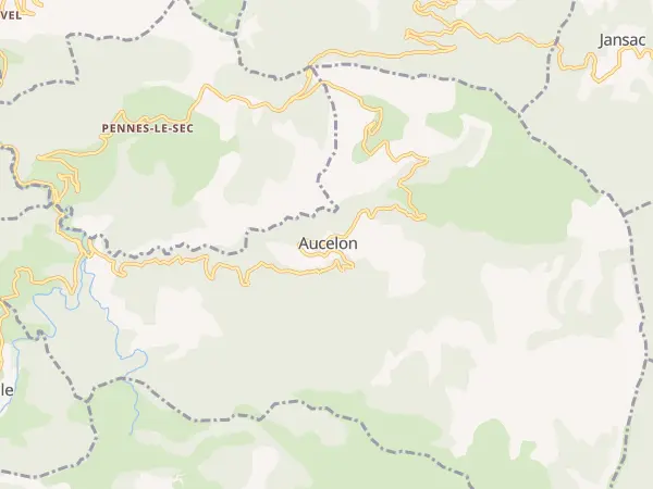 Plan de Aucelon