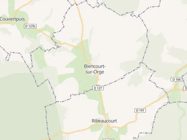 Plan de Biencourt-sur-Orge
