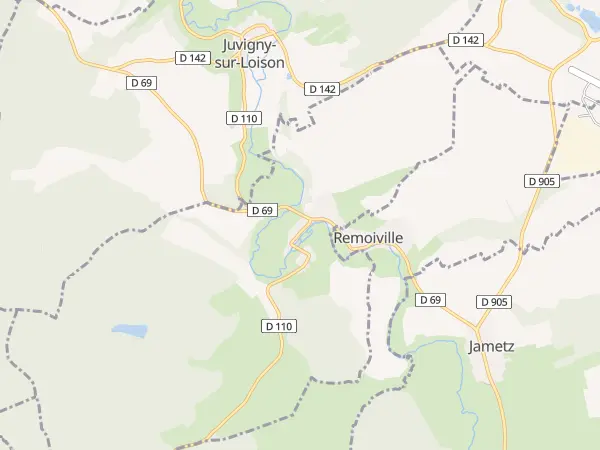 Plan de Louppy-sur-Loison
