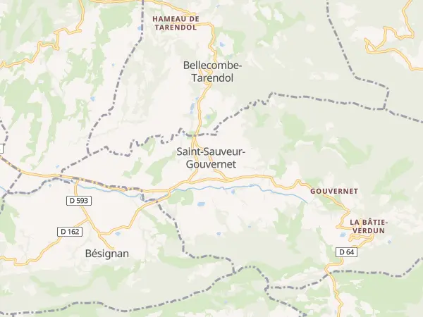 Plan de Saint-Sauveur-Gouvernet